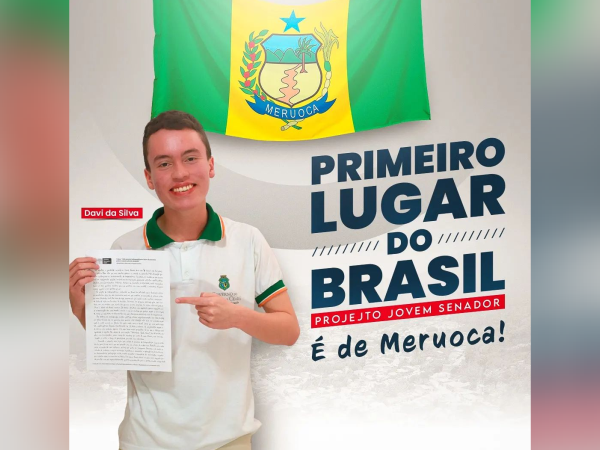 Nossa Meruoca é destaque nacional no Concurso Jovem Senador.