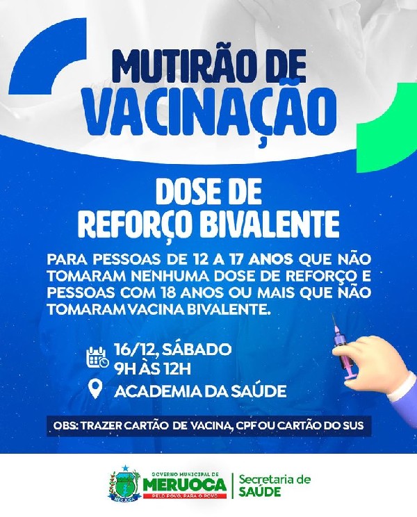 MUTIRÃO DE VACINAÇÃO