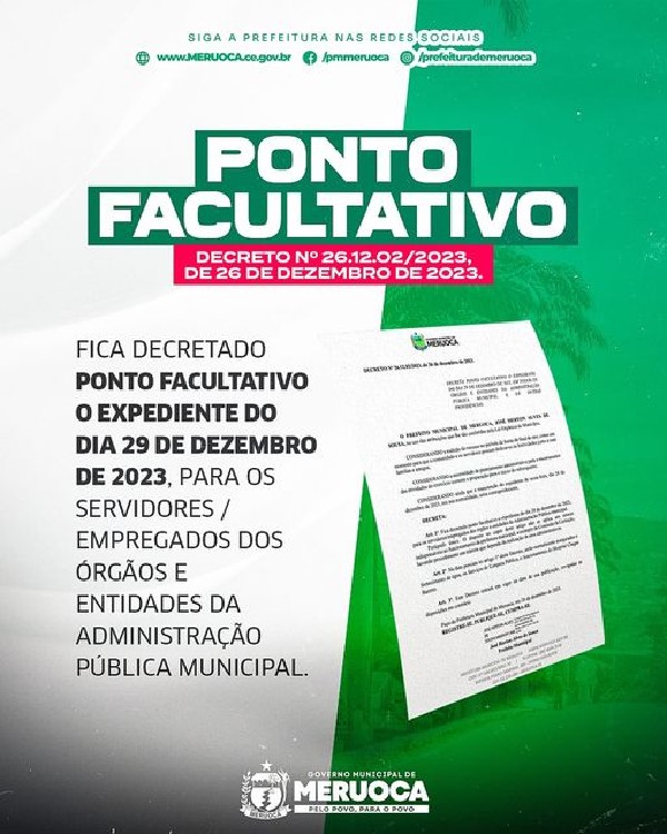 DECRETO Nº 26.12.02/2023, de 26 de dezembro de 2023.